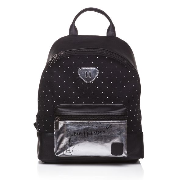 Рюкзак Hatber MODERN -Горошек- 31х25х11см Экокожа 1 отделение 1 карман , 